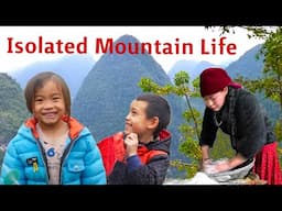 RUSTIC VIETNAMESE LIFESTYLE & FOOD! Isolated Hmong Village, REMOTE MOUNTAINS! Wilderness Experience