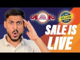 Sale is Live | Big Billion Day | Great Indian Festival | Amazon & Flipkart Sale