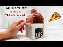 Miniature Brick Pizza Oven (made of real bricks!)