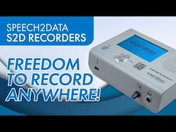 Speech2Data S2D Recorders – Freedom to Record Anywhere! | Full Compass Spotlight