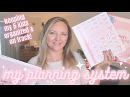 MY HOMESCHOOL PLANNING SYSTEM || D.I.Y. PLANNING AND ORGANIZATION BINDERS FOR MY 5 KIDS AND I