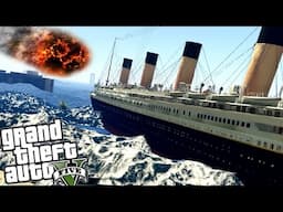 TITANIC VS TSUNAMI W GTA 5! | GTA V PC MODY