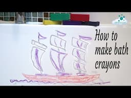 🛁🖍️🖍️How to make Bath Crayons 🖍️🖍️🛁🛁