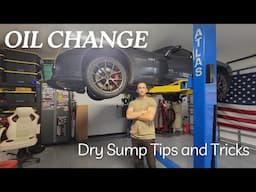 Dry Sump Corvette oil change C6 Z06