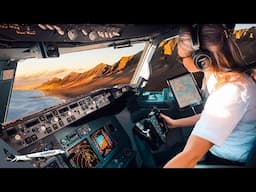 BOEING 737 Amazing LANDING CANARY ISLAND FUE Airport RWY01 | Cockpit View | Life Of An Airline Pilot