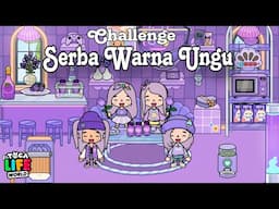 TOCA BOCA STORY | Challenge Serba Warna Ungu | Toca Life World Bahasa Indonesia