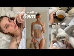 my 6am beauty morning routine | unfiltered skin, healthy tips, diet