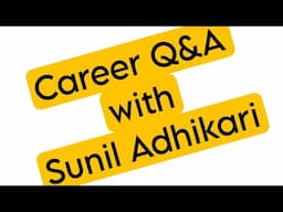 Career Q&A #5 | LLB After B.Com | B.Com Career Options | Sunil Adhikari