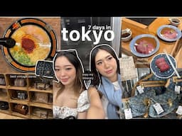 Japan Diaries 🇯🇵 Tokyo 7 day itinerary, best restaurants, vintage & shopping