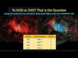 HOO or SHO? Using the Antlia Hb-SII Dual Band Filter for OSC Cameras