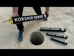 EXPERIMENT: Different Things In Very Deep Hole And Experiments With R/C Cars