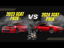 2023 GAS Scat Pack vs. 2024 ELECTRIC Scat Pack – FULL COMPARISON