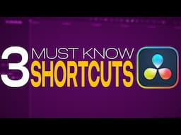 You NEED to Know These 3 Shortcuts in DaVinci Resolve to Edit Better and Faster | Beginner Tutorial