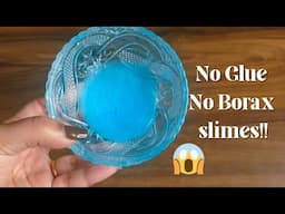 No GLUE NO BORAX SLIME / SLIME WITH SUGAR SHAMPOO| Diy Slime without❌ glue, ❌borax , ❌activator !