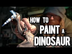 How To Paint A Miniature Dinosaur