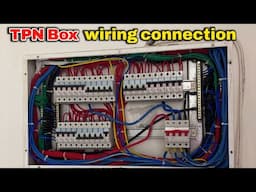 3 phase mcb box connection ka sahi tarika | how to make TPN Mcb box connection wiring