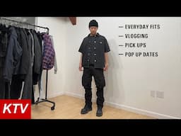 Everyday Workwear Type Fits | Balenciaga Boots, Washed Tees, Work shirts +Jewerly