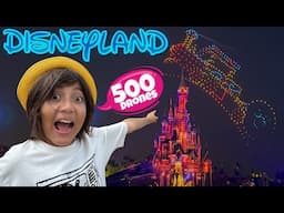 Mas de 500 DRONES en el aire formando FIGURAS en DISNEYLAND Paris