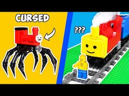 10 Cursed LEGO Trains Vs 100 Minifigures