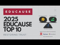 Countdown the 2025 EDUCAUSE Top 10