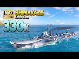 Destroyer Shimakaze in Ranked battle - World of Warships