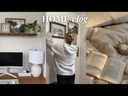 HOME VLOG 🏡  home office makeover, finding balance on the weekends & more home projects!