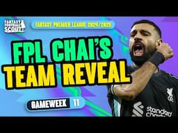 FPL CHAI'S TRANSFER PLANS! 🔥 | GAMEWEEK 11 | Fantasy Premier League Tips 2024/25