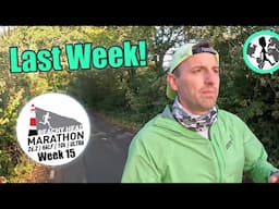 Training for a Coastal Marathon: Week 15