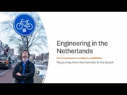 How I Became a Dutch Transportation Engineer (Lecture)