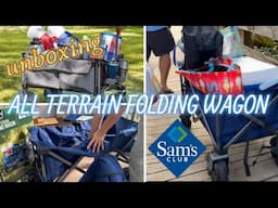 UNBOXING All-Terrain Folding Wagon From Sam's Club | Perfect For Outdoor Fun and Activities