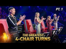 2024’s Greatest 4-CHAIR TURNS on The Voice | Mega Compilation | Pt. 1