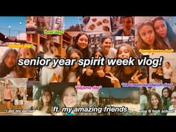 SENIOR YEAR SPIRIT WEEK IN MY LIFE!! // high school vlog (2nd week, college apps, + football game!)