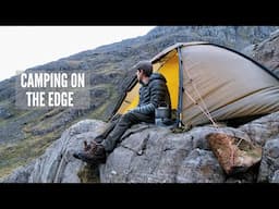 Solo Camping on the EDGE of a Mountain with the Hilleberg Unna