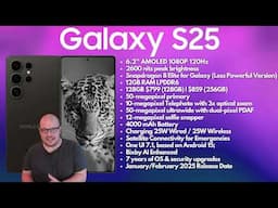 Galaxy S25 Specs