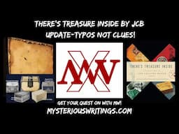 Update by Jon Collins-Black - Typos Not Clues There's Treasure Inside #treasureinside #treasurehunt