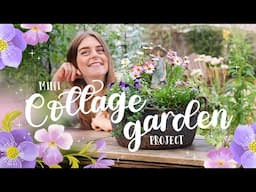 How to make a Miniature Cottage Garden 🪴 Easy 'Green Witch' DIY Project  🪴 Faeries will LOVE!!