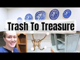 Trash To Treasure Free Furniture Upcycle and Repurpose