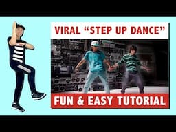 FANCY FOOTWORK - STEP UP DANCE TUTORIAL (SUPER EASY)