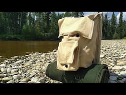 Completed Wood Pack Frame Backpack for Bushcraft and Camping