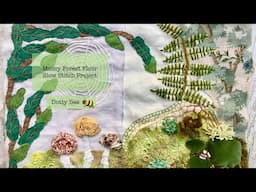 Mossy Forest Part 3 #slowstitch #embroidery #roxysjournalofstitchery #handembroidery #slowstitching