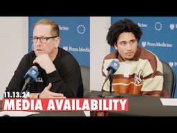 Philadelphia 76ers Postgame Media Availability | Coach Nurse and Jared McCain | 11.13.24