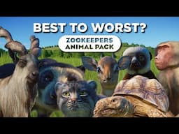 Ranking Best to Worst! Zookeepers Pack Animals | Planet Zoo