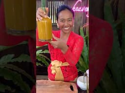 Jamu Kunyit Asam😊🙏🏽 #bali #jamukunyitasam #jamuherbal #herbaldrinks #kunyitasam  #cookingclasses