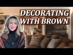 DECORATING WITH BROWN 🤎 (Is Brown is the NEW Black in Interior Design!?) 🤔