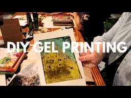 Gelli Printing Craft Night + REI & Ikea Adventures Vlog