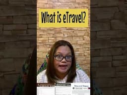 🔴WHAT IS ETRAVEL? AND WHAT IS THE PURPOSE OF IT?  #theeatonsquad #etravelregistration #travelupdate