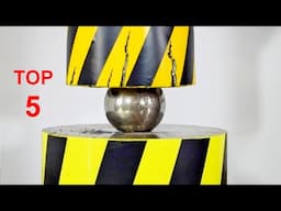 TOP 5 INTERESTING VIDEOS EXPERIMENTS WITH HYDRAULIC PRESS