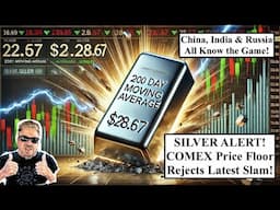 SILVER ALERT! Silver Manipulation PROVEN Again as Silver Slam BOUNCES OFF 200 Day MA! (Bix Weir)