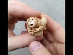 Нэцкэ "Обезьяна и крыса" (Netsuke "Monkey and Rat").