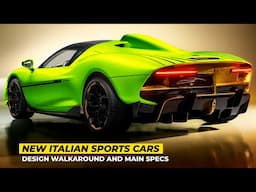 Newest Exotic Sports Cars by Italy’s Most Refined Automakers